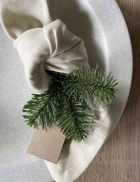 Ljósar tauservíettur frá Humdakin, 2 í pk. Epal - 2.750 kr.