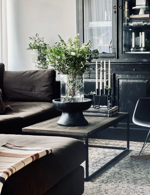 „Það má breyta uppröðun á sófaborðinu.“