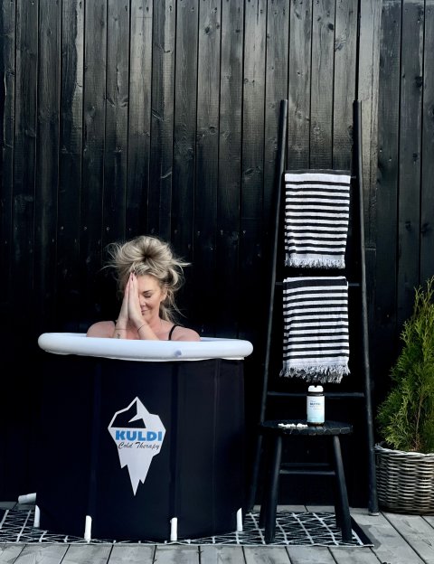 Mörg séu komin með kaldan pott, nokkuð sem hafi reynst henni sjálfri vel.