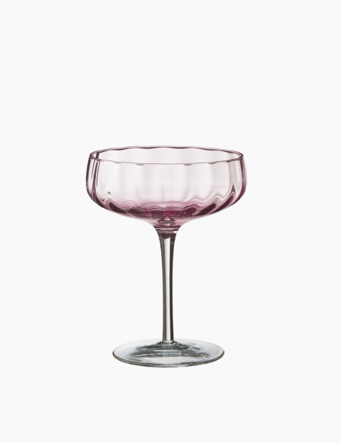 Hindberjableikt kampavínsglas frá AIDA. Líf og list - 2.890 kr. 
