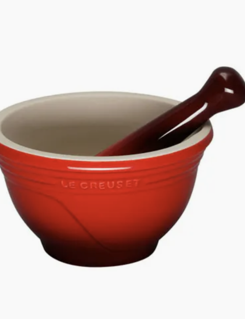 Rautt mortel frá Le Creuset. Líf og list - 8.950 kr. 