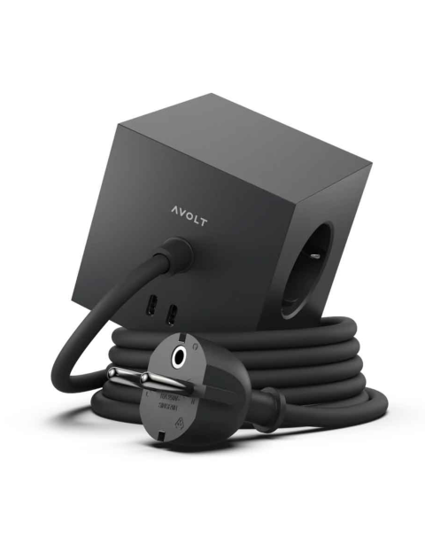 Fjöltengið sem inniheldur þrjár innstungur og tvö USB tengi í einum kubbi. Epal - 9.900 kr. 
