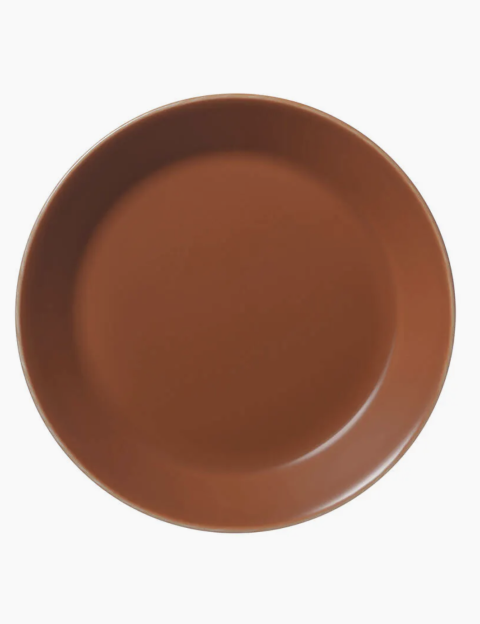 Hliðardiskur frá Iittala í vintage brúnum lit. Líf og list - 2.750 kr.