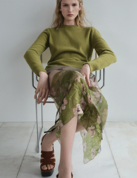 Falleg peysa úr ullar- og cashmire blöndu frá ZARA - 15.995 kr.