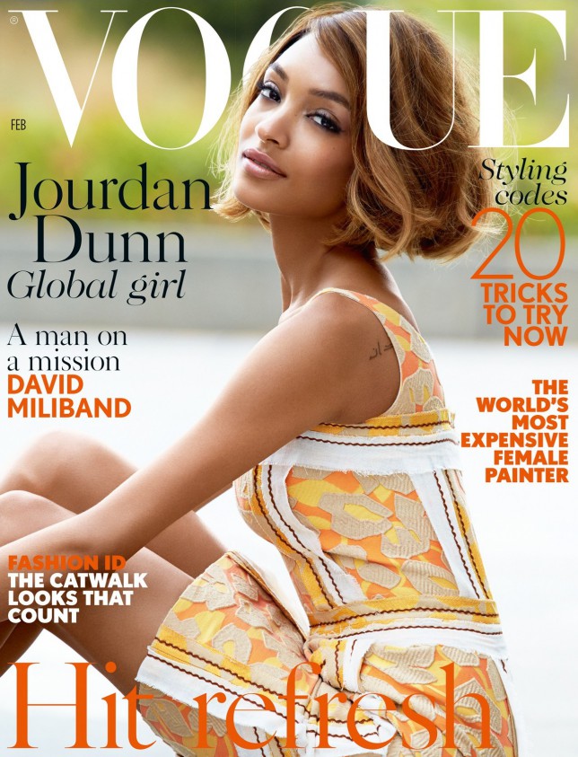 breska vogue jourdan dunn hér er smáralind